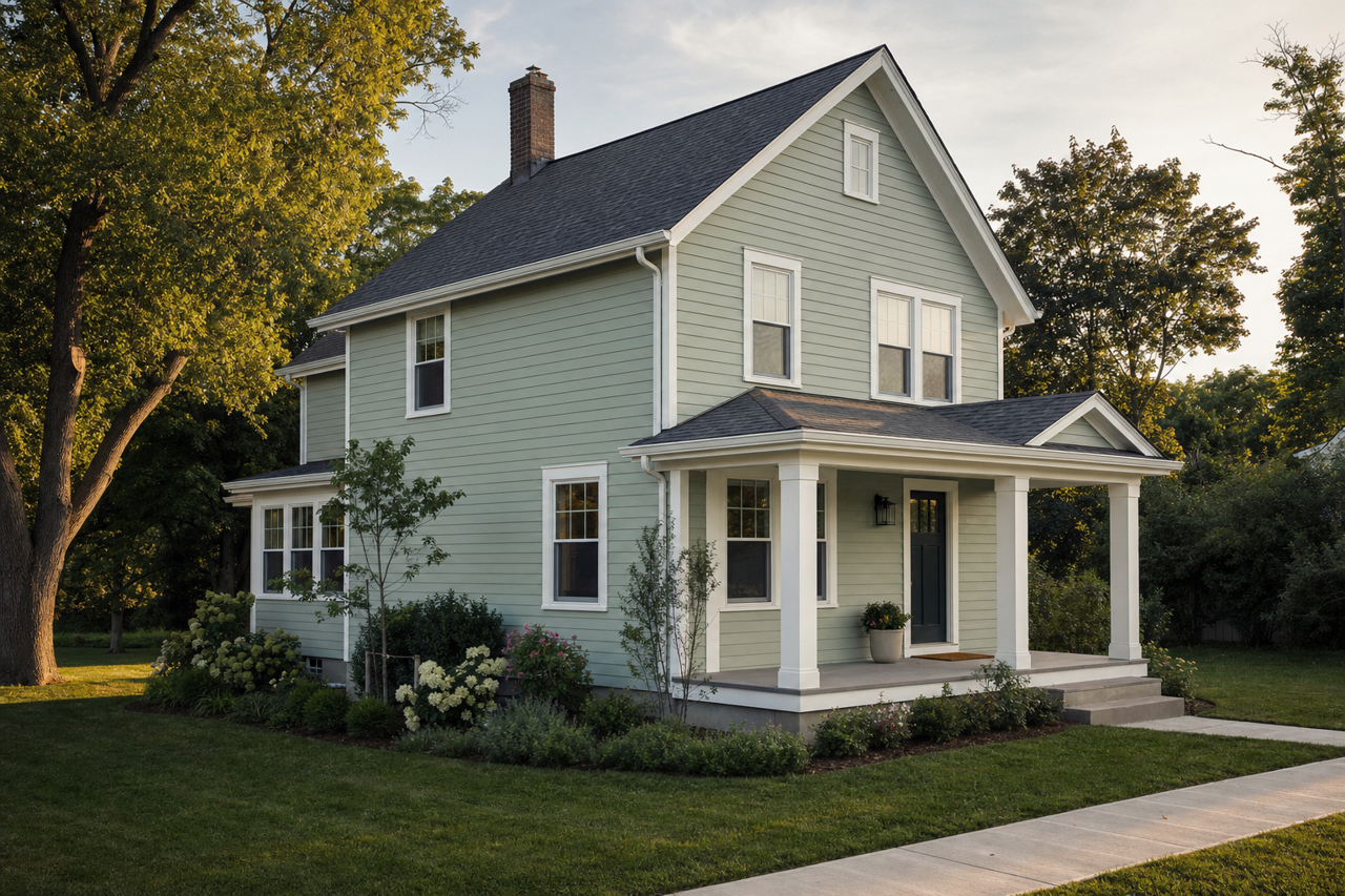 Pine Forest by Benjamin Moore on exterior