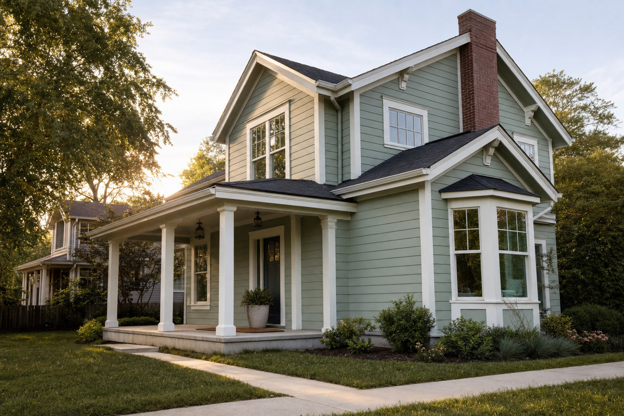 Norway by Benjamin Moore on exterior