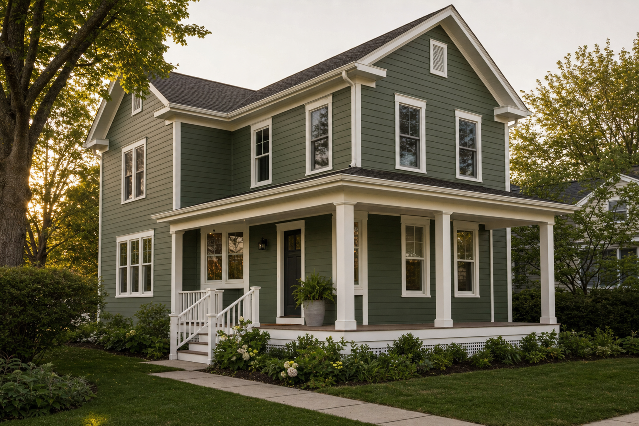 Sweet by Benjamin Moore on exterior