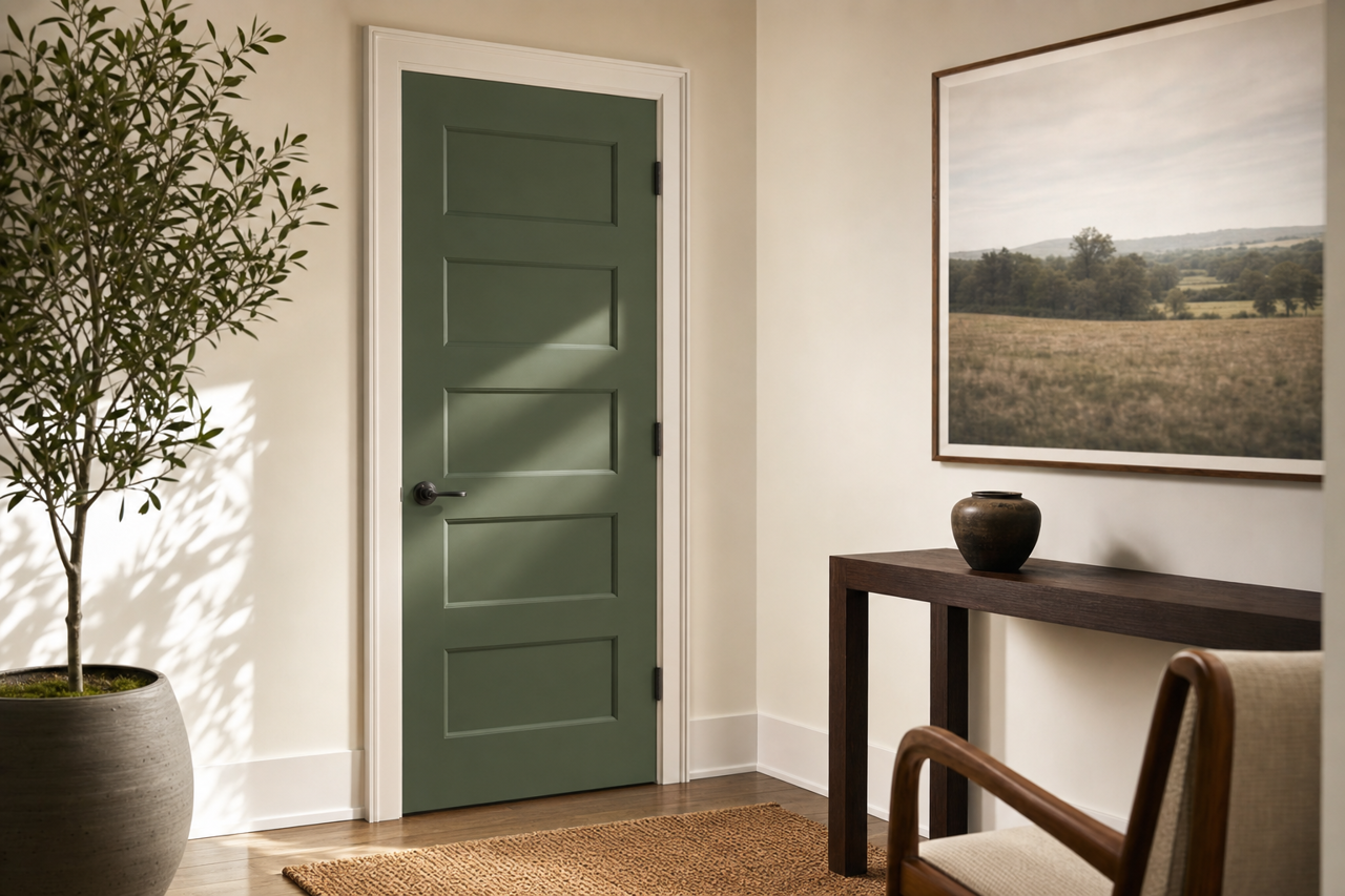 Sweet by Benjamin Moore on interior-doors