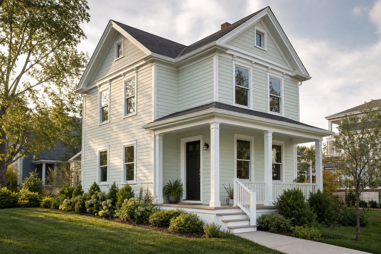 North by Benjamin Moore on exterior
