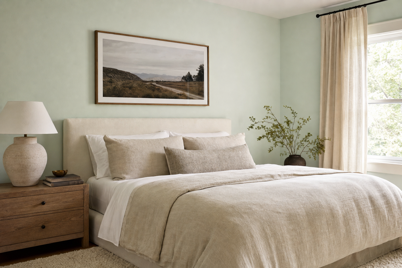 North by Benjamin Moore on interiors