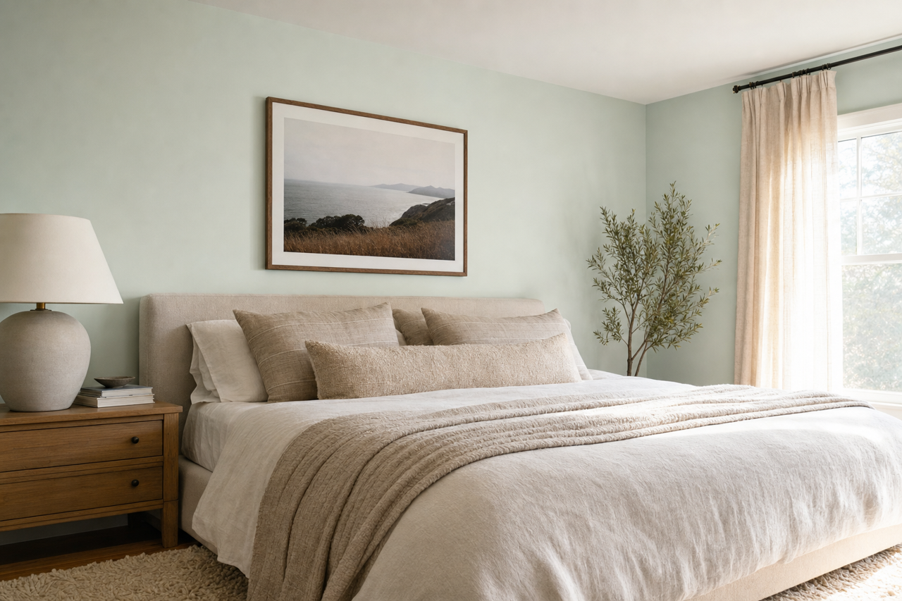 Icy by Benjamin Moore on interiors