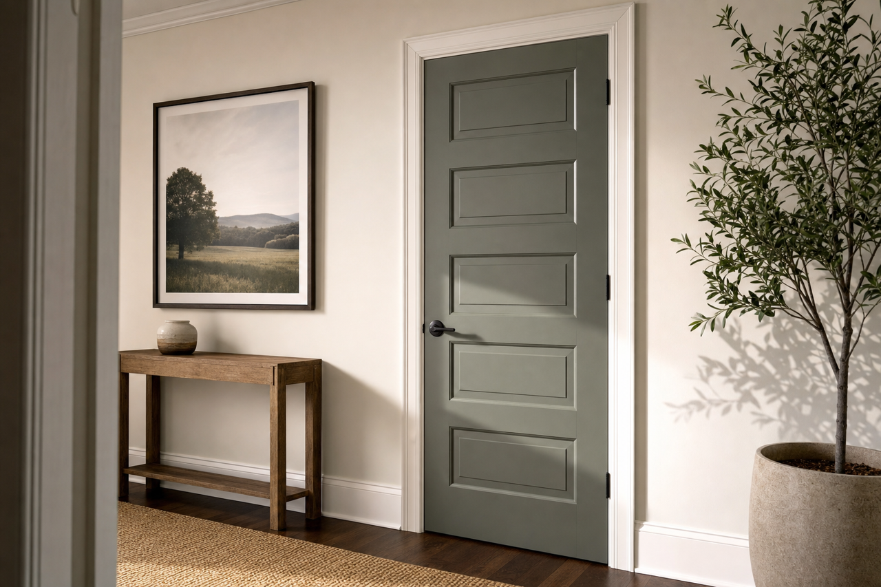 Vintage Vogue by Benjamin Moore on interior-doors