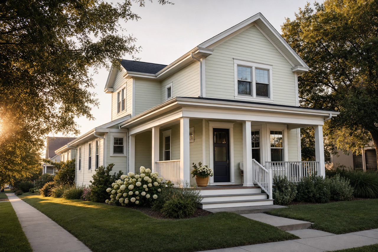 Woodland by Benjamin Moore on exterior