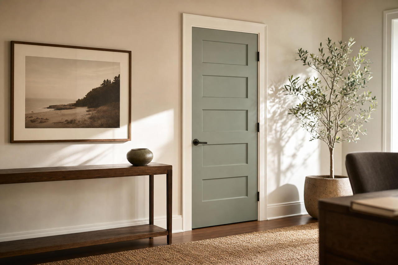 High Park by Benjamin Moore on interior-doors