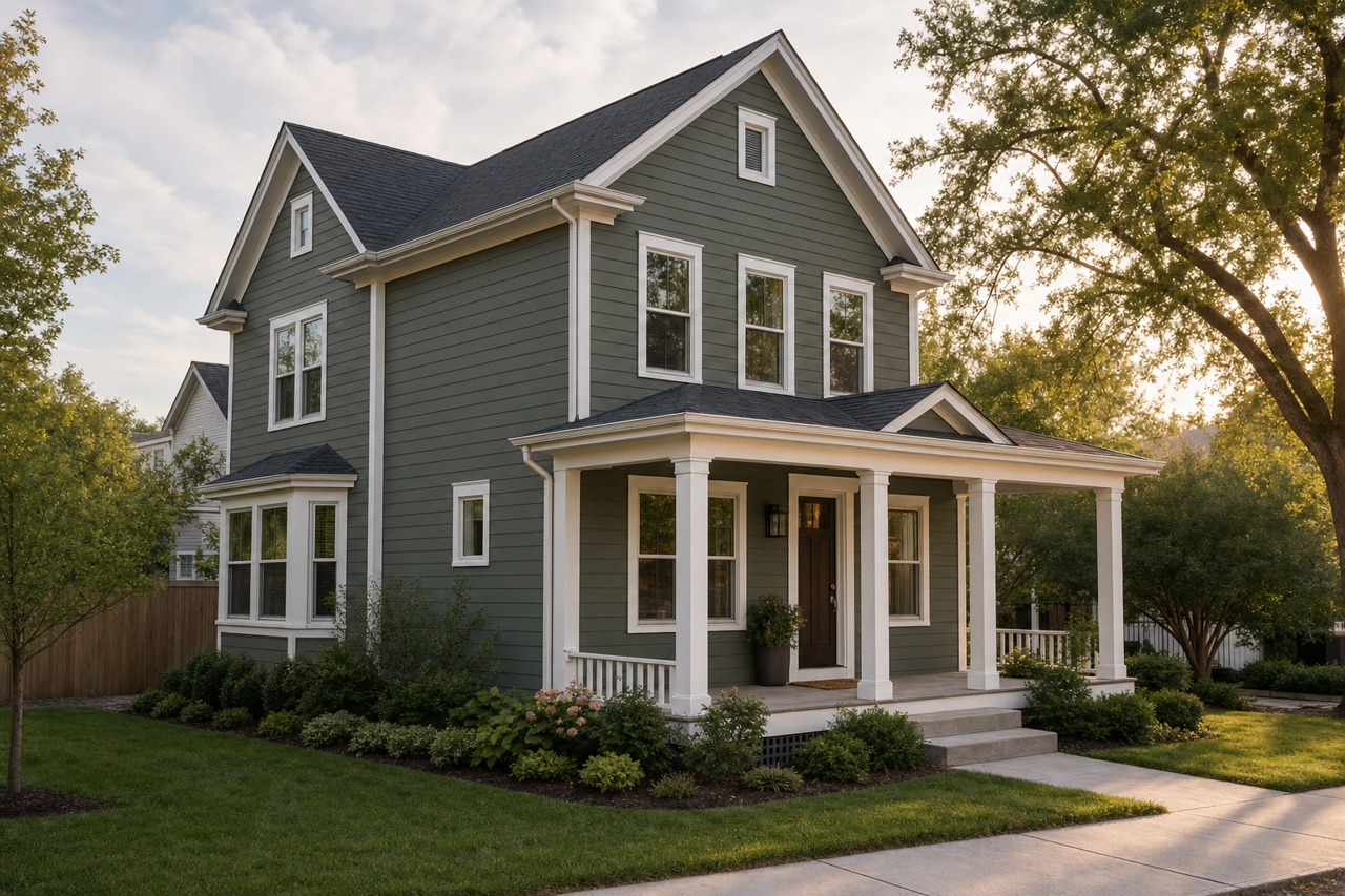 Backwoods by Benjamin Moore on exterior