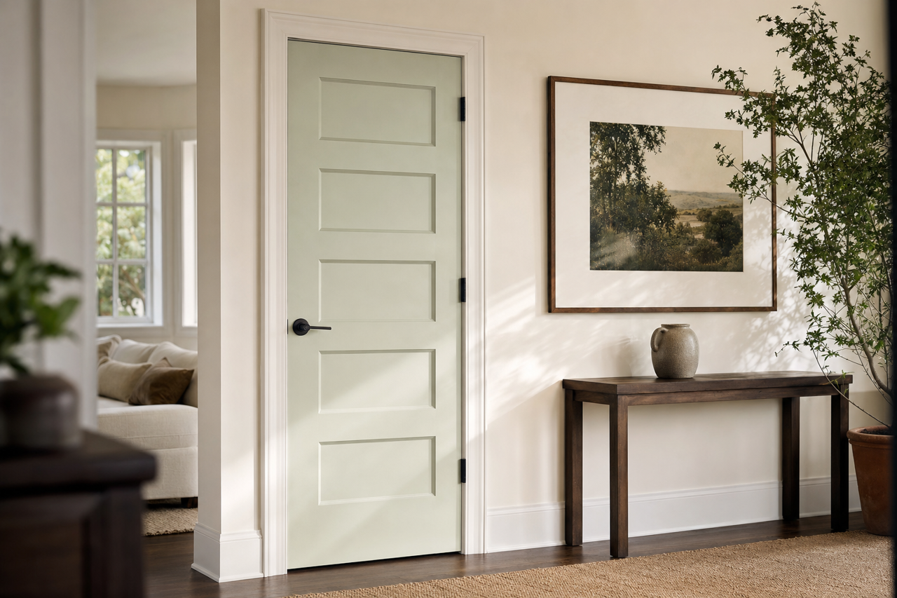 Par Four by Benjamin Moore on interior-doors
