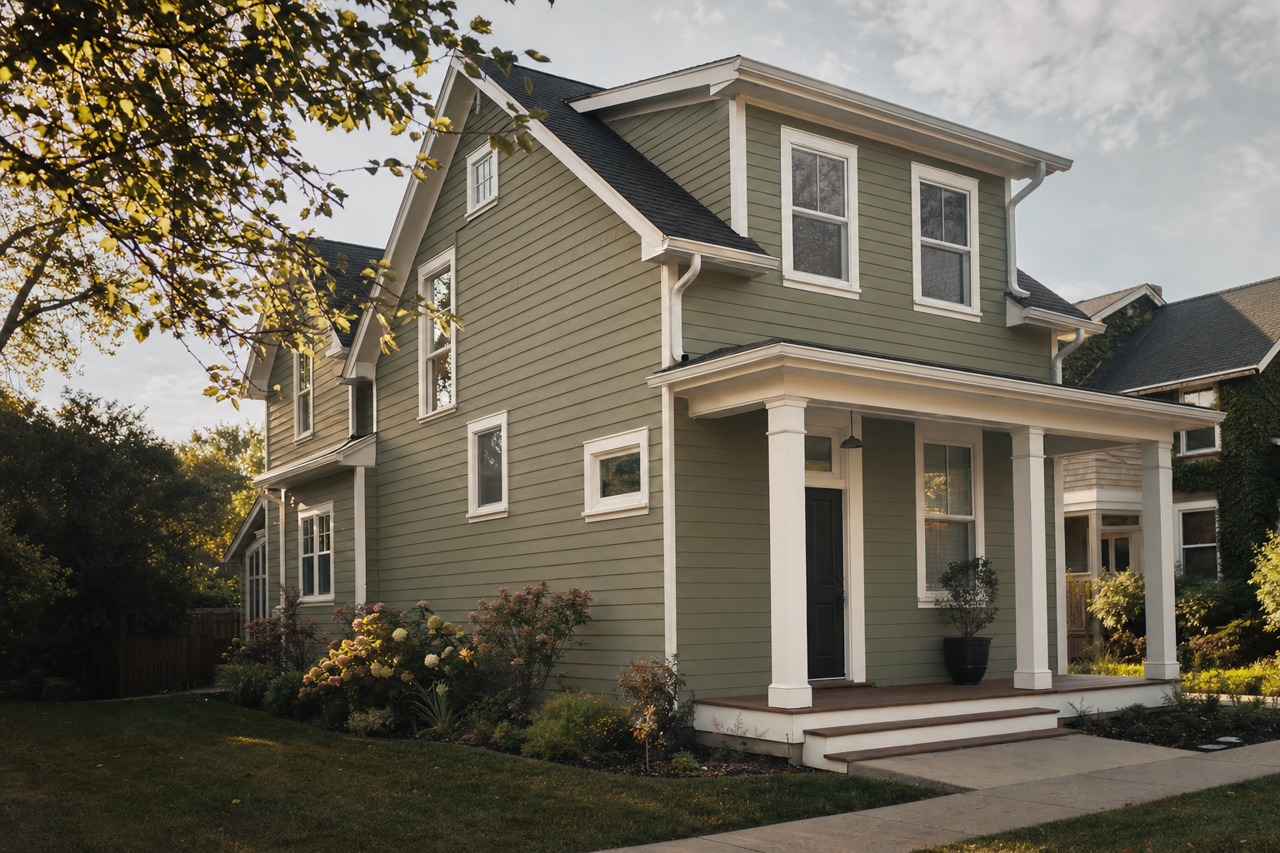 Galápagos by Benjamin Moore on exterior