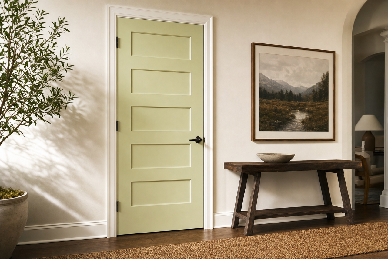 Sweet by Benjamin Moore on interior-doors