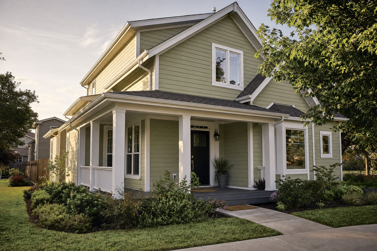 Liberty Park by Benjamin Moore on exterior