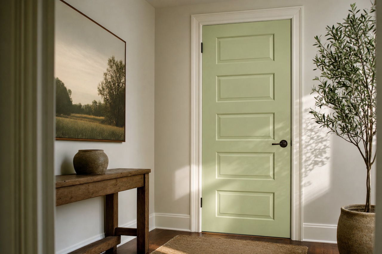 Liberty Park by Benjamin Moore on interior-doors