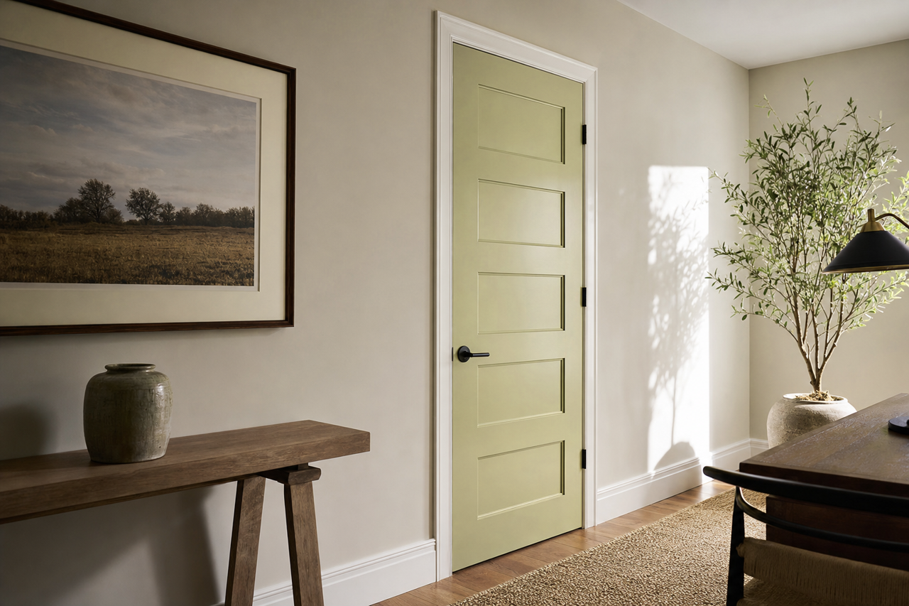 Lewiville by Benjamin Moore on interior-doors