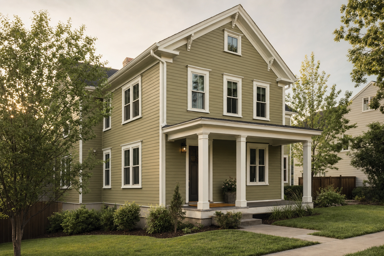 Chopped by Benjamin Moore on exterior