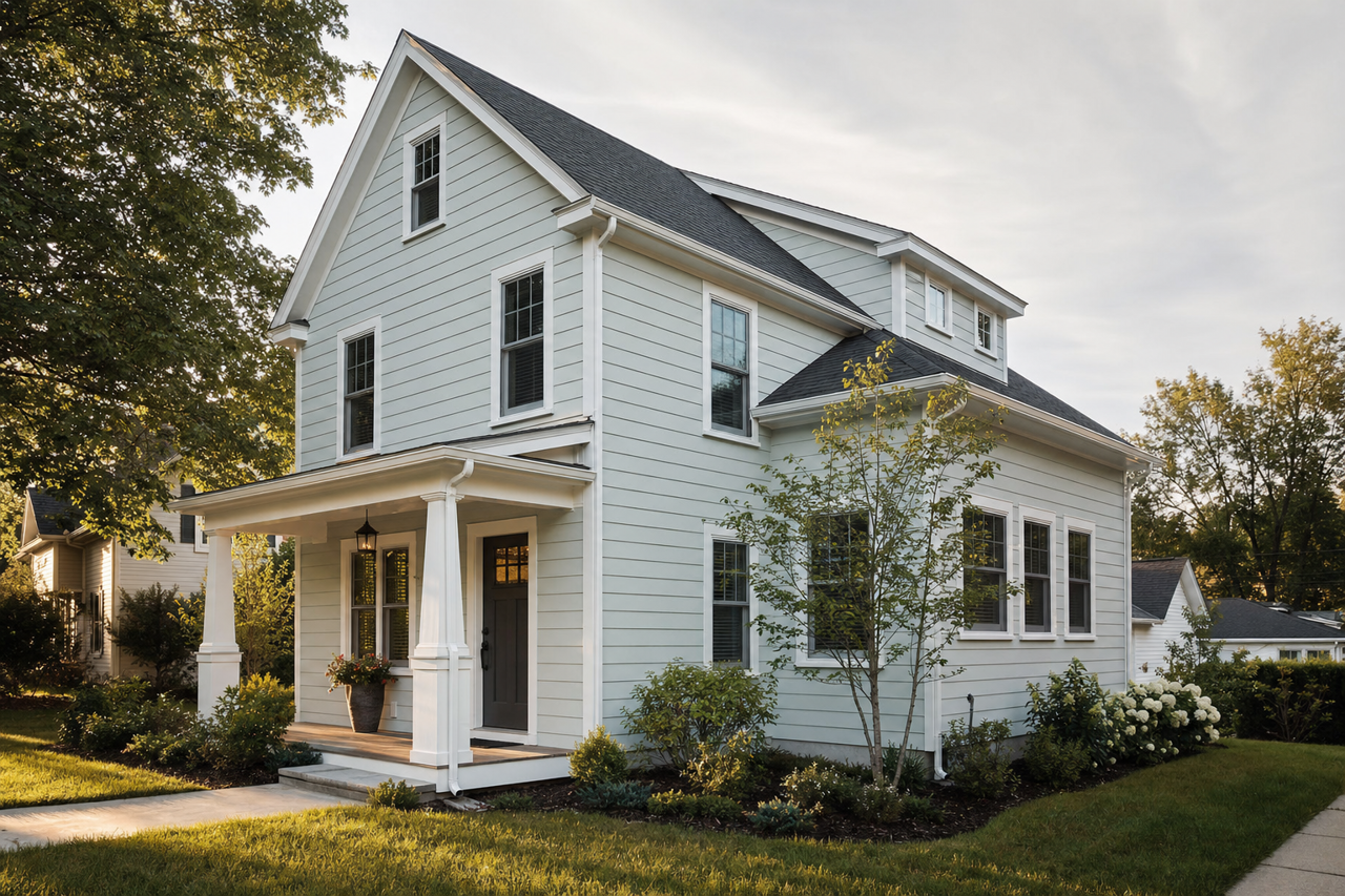 Northern Sky by Valspar on exterior