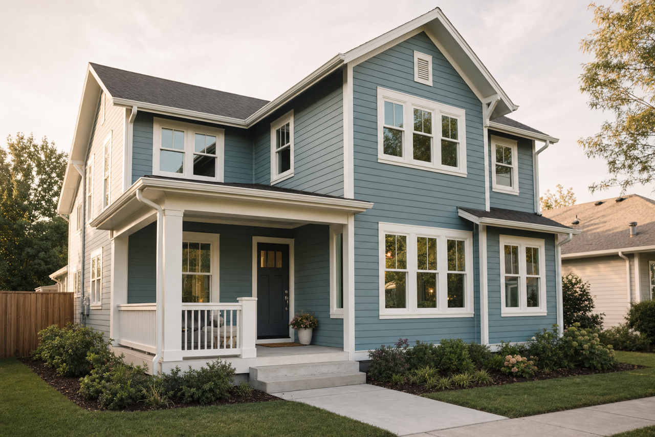Flood Tide by Valspar on exterior