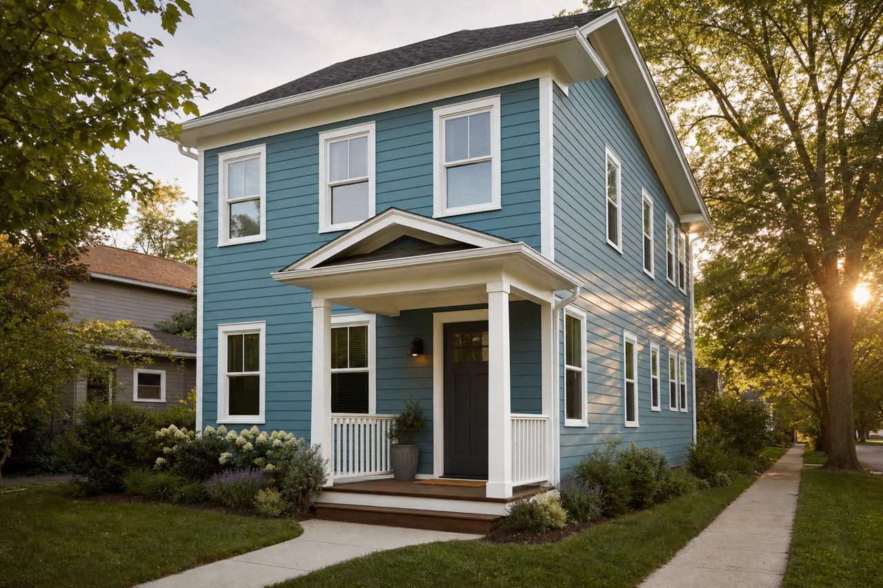 Sky Space by Valspar on exterior