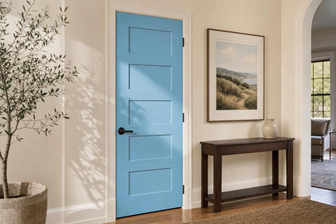 Tidal Basin by Valspar on interior-doors