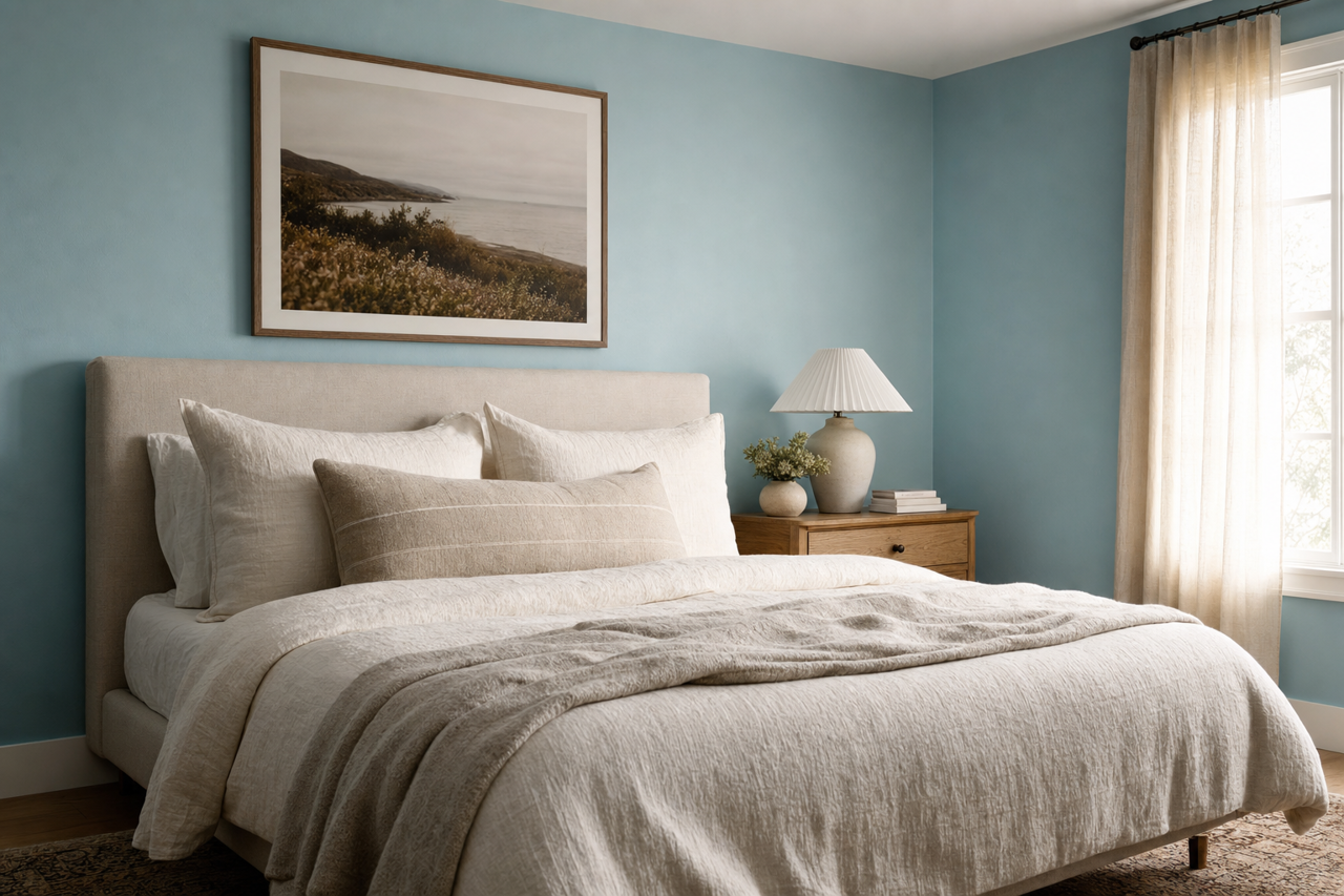 Skyward by Valspar on interiors