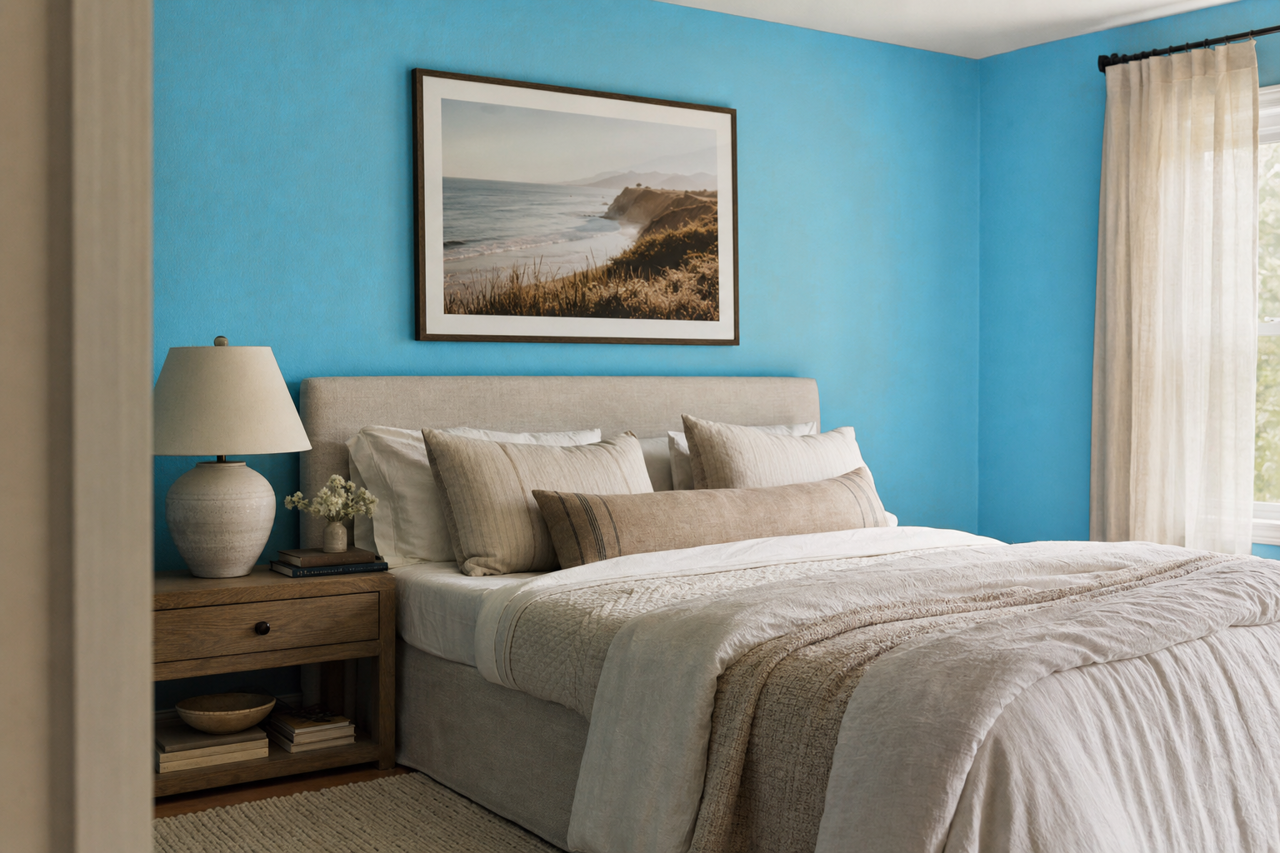 Ocean Sigh by Valspar on interiors