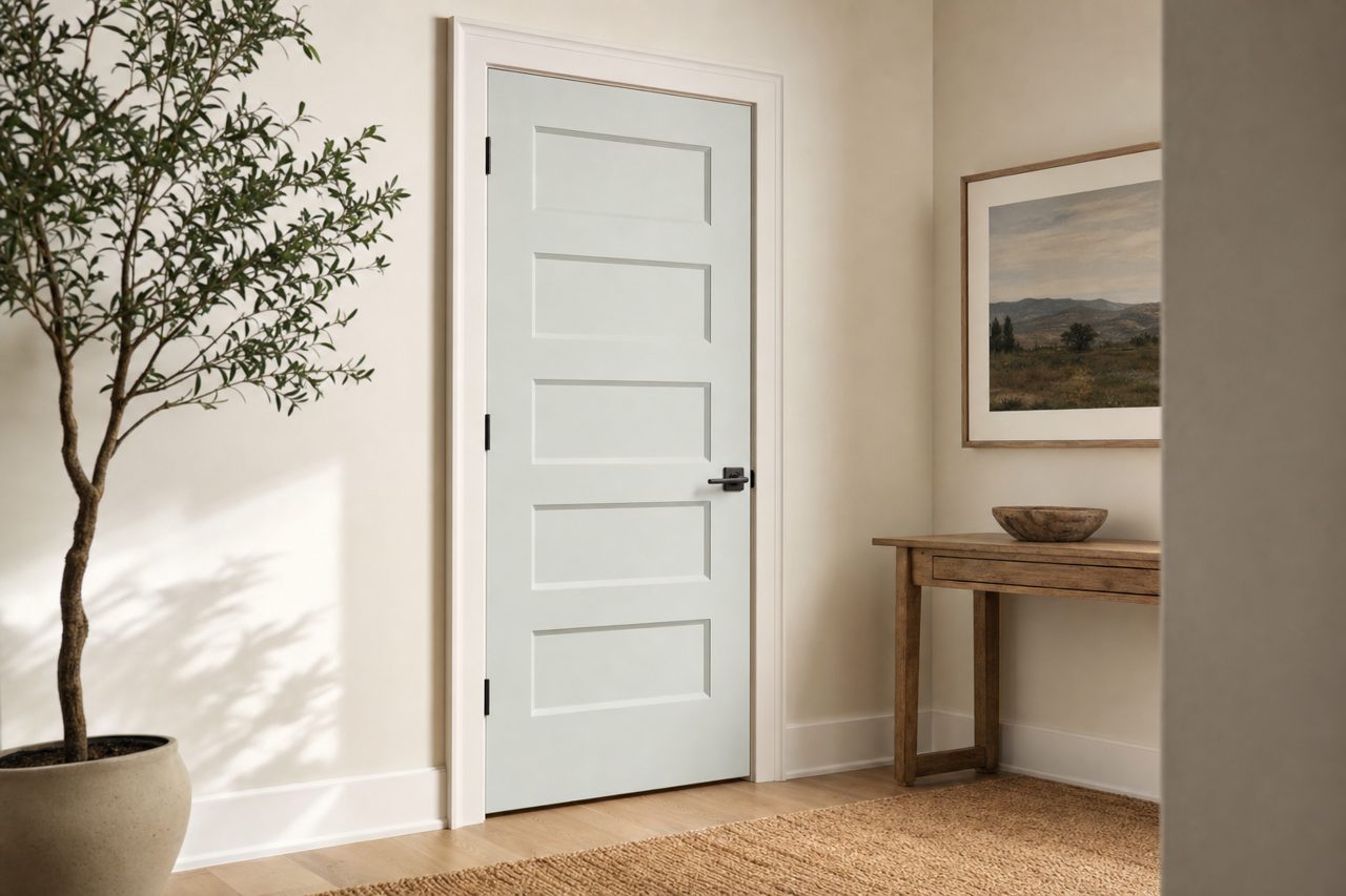 Winter in Paris by Valspar on interior-doors