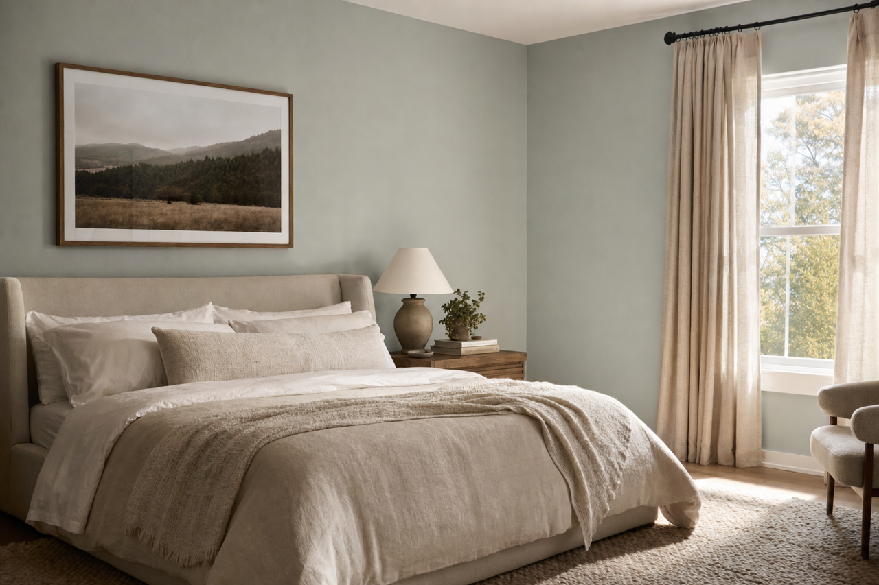 Smoke Infusion by Valspar on interiors