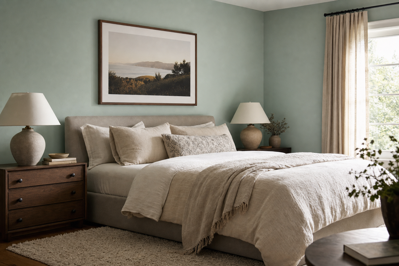 Tropical Bay by Valspar on interiors