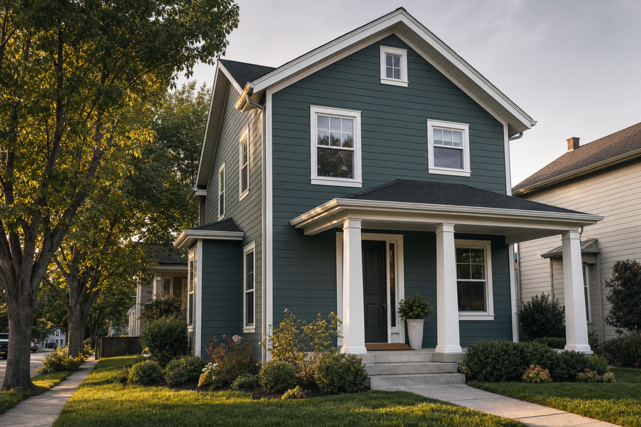 Sequoia Glade by Valspar on exterior