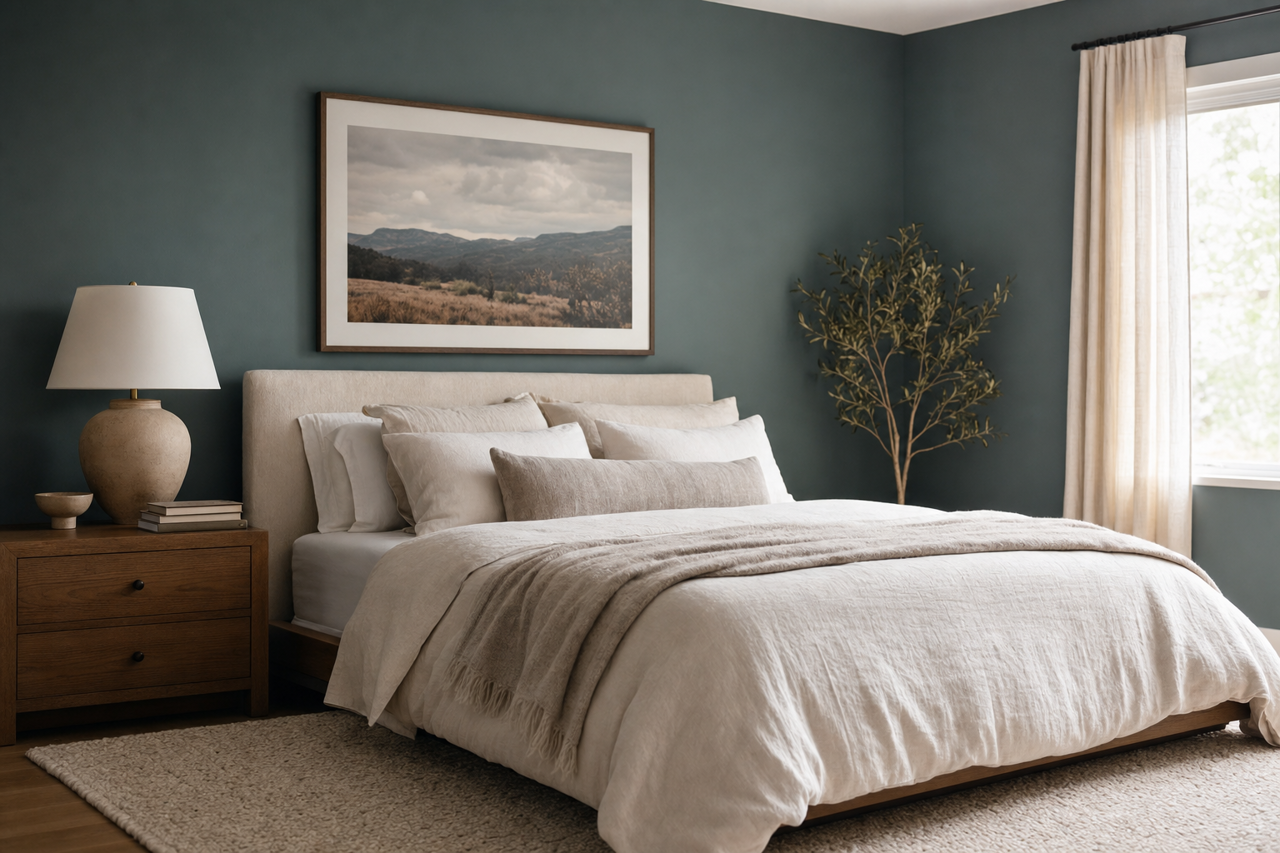 Sequoia Glade by Valspar on interiors