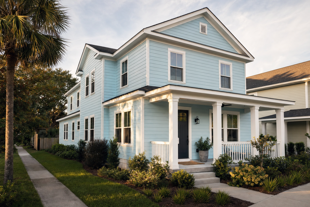 Surf Spray by Valspar on exterior