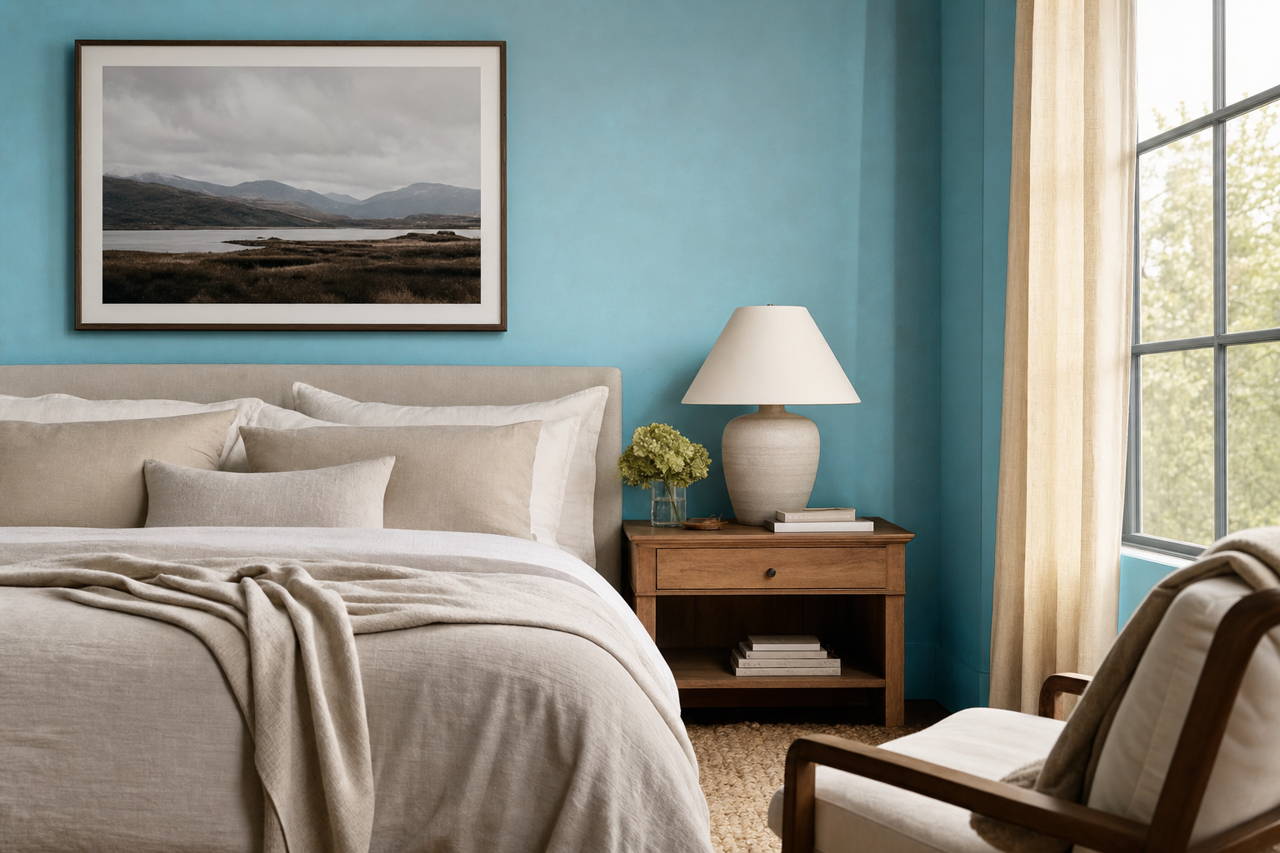 Sea Serenade by Valspar on interiors
