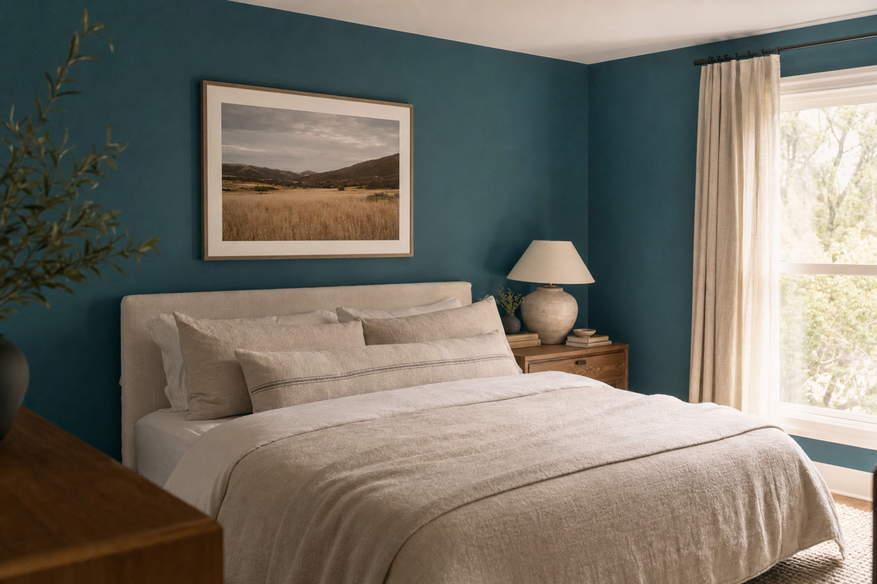 Night Scape by Valspar on interiors