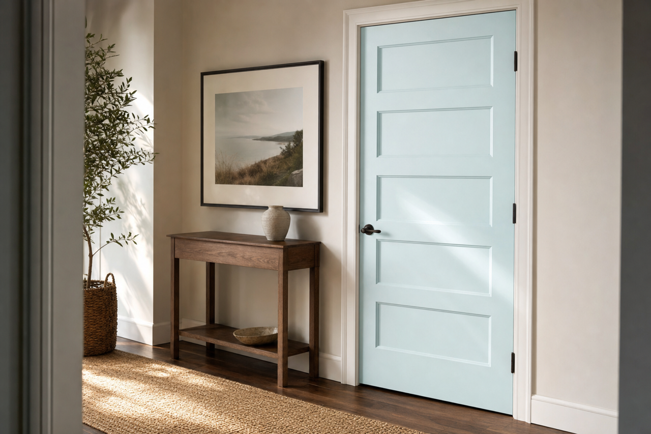 Crystalline by Valspar on interior-doors