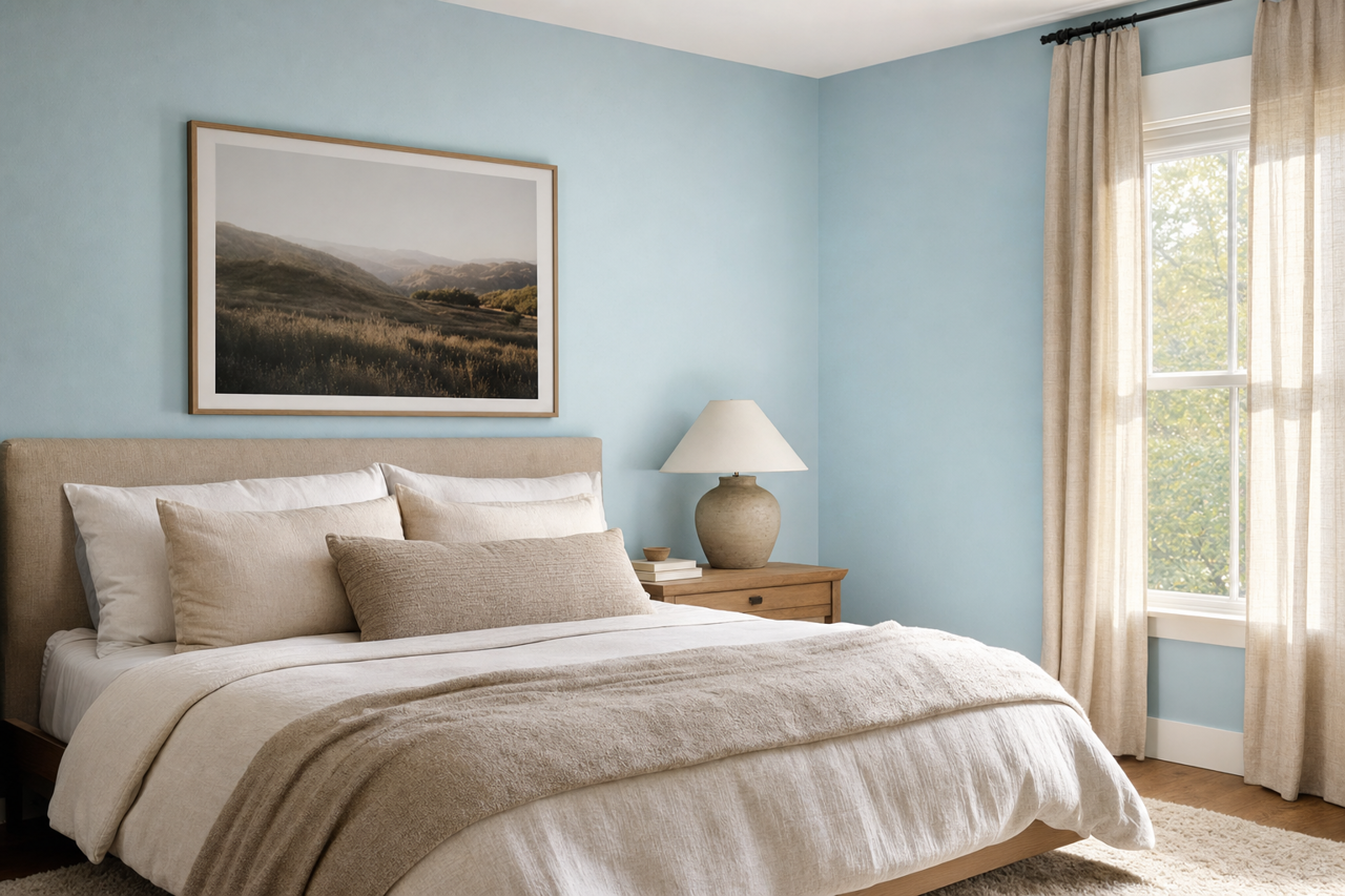 Misty by Valspar on interiors