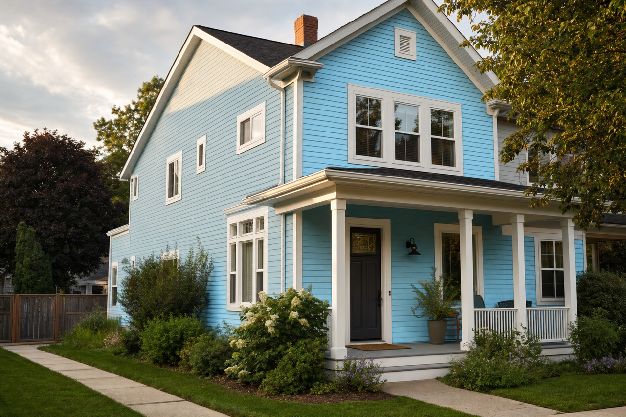 Summer Splash by Valspar on exterior