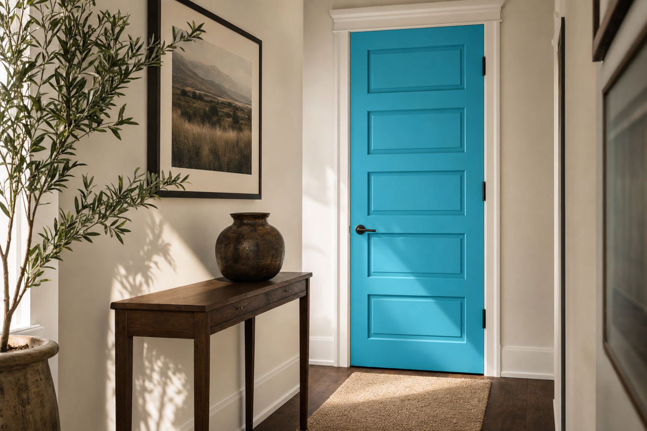 Fragrant Bouquet by Valspar on interior-doors