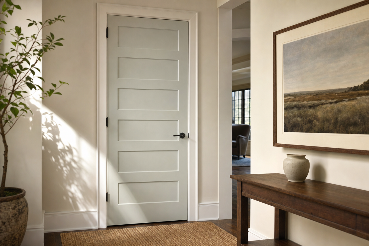 Mellow Tune by Valspar on interior-doors
