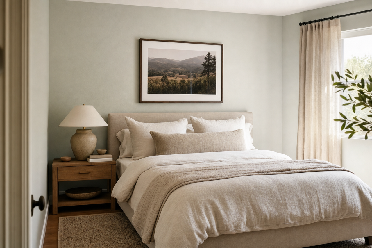 Mellow Tune by Valspar on interiors