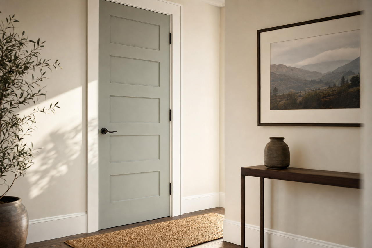 Spring Spirits by Valspar on interior-doors