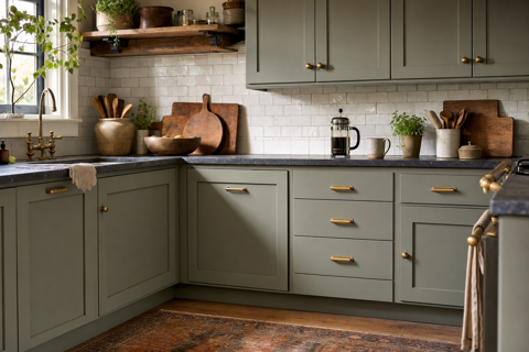 Cottage Lattice Green by Valspar