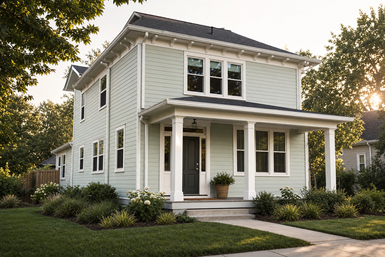 Frosty Grass by Valspar on exterior