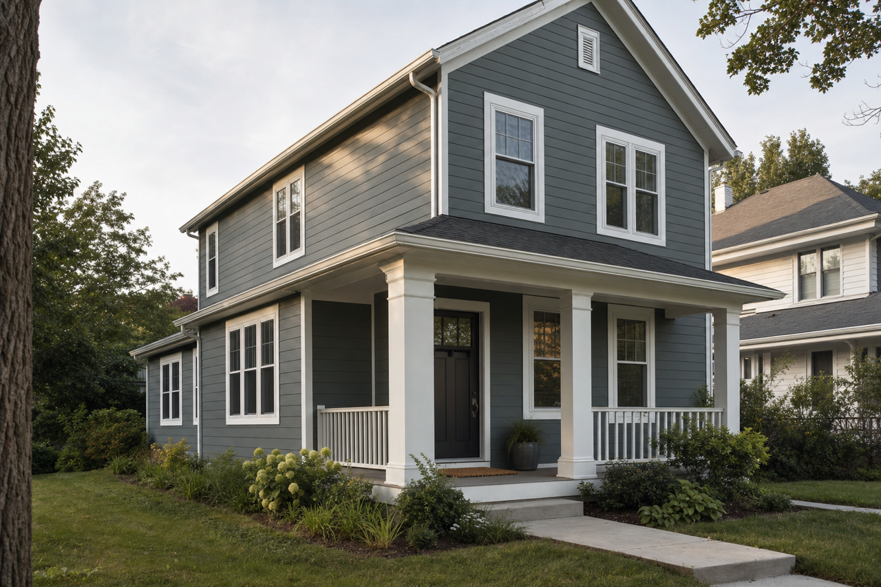 Forest Nightfall by Valspar on exterior