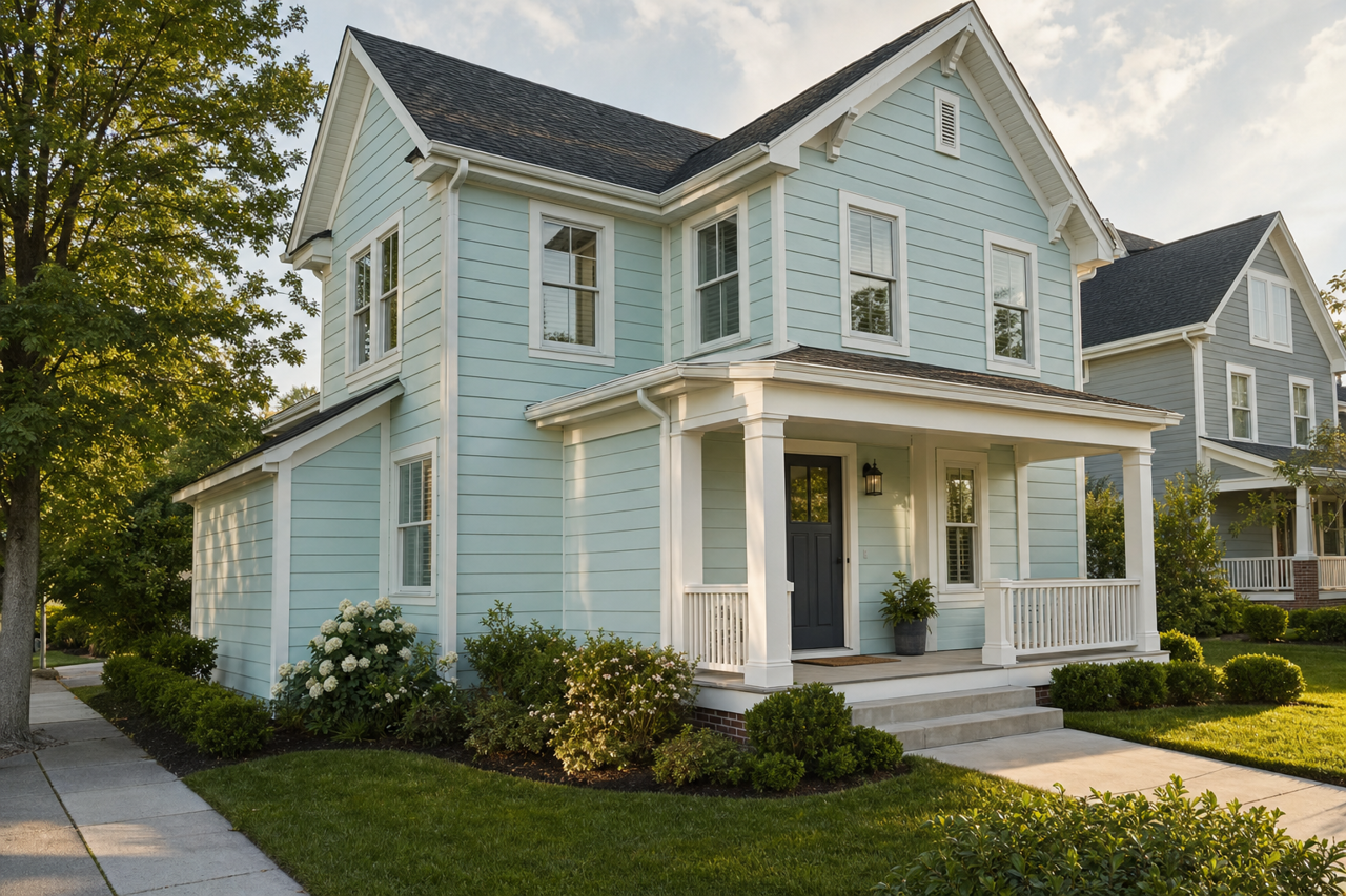 Aquatic Edge by Valspar on exterior