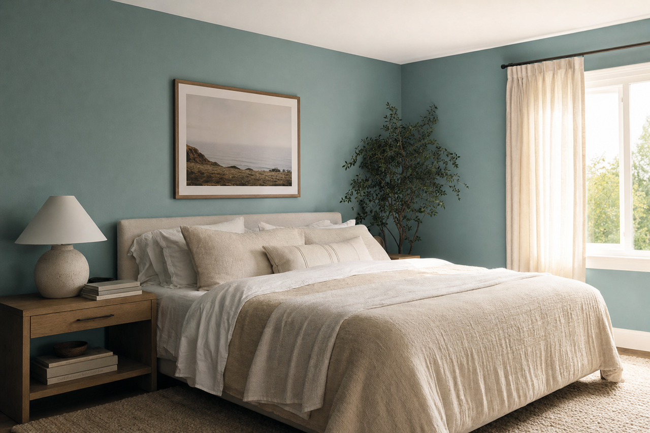 Water's Edge by Valspar on interiors