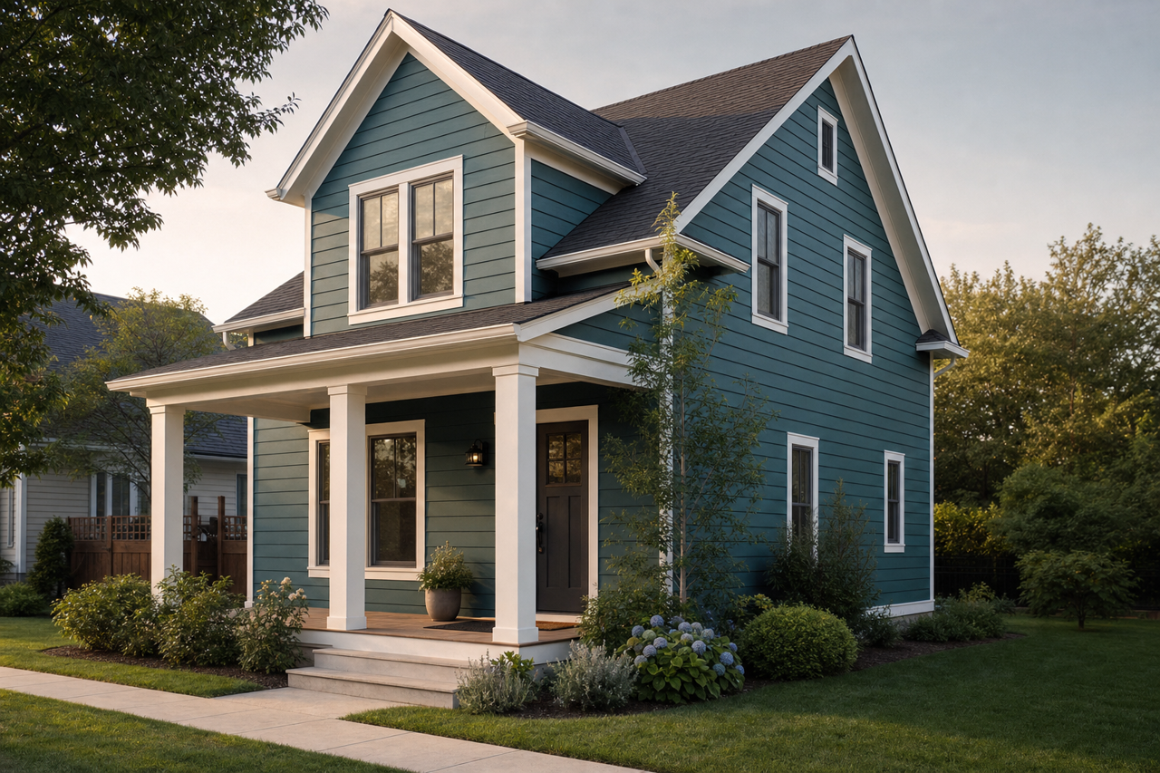 Firmament by Valspar on exterior