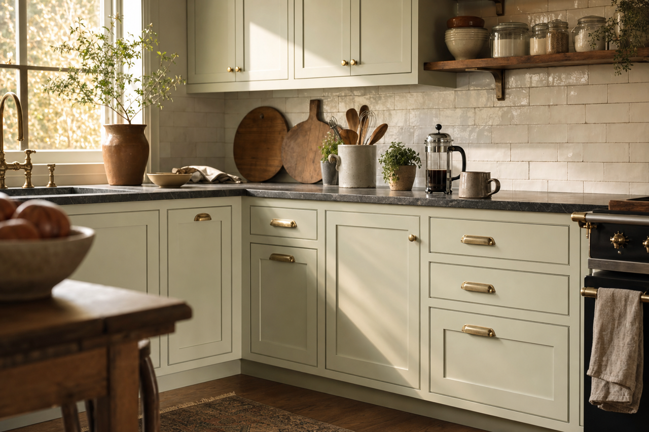 Aspiration by Valspar on cabinets