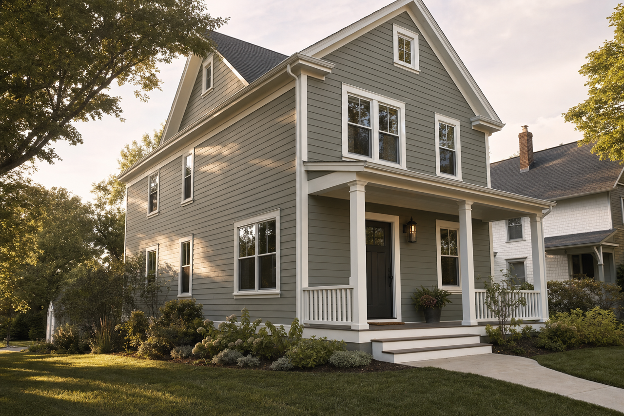 Fields of Green by Valspar on exterior