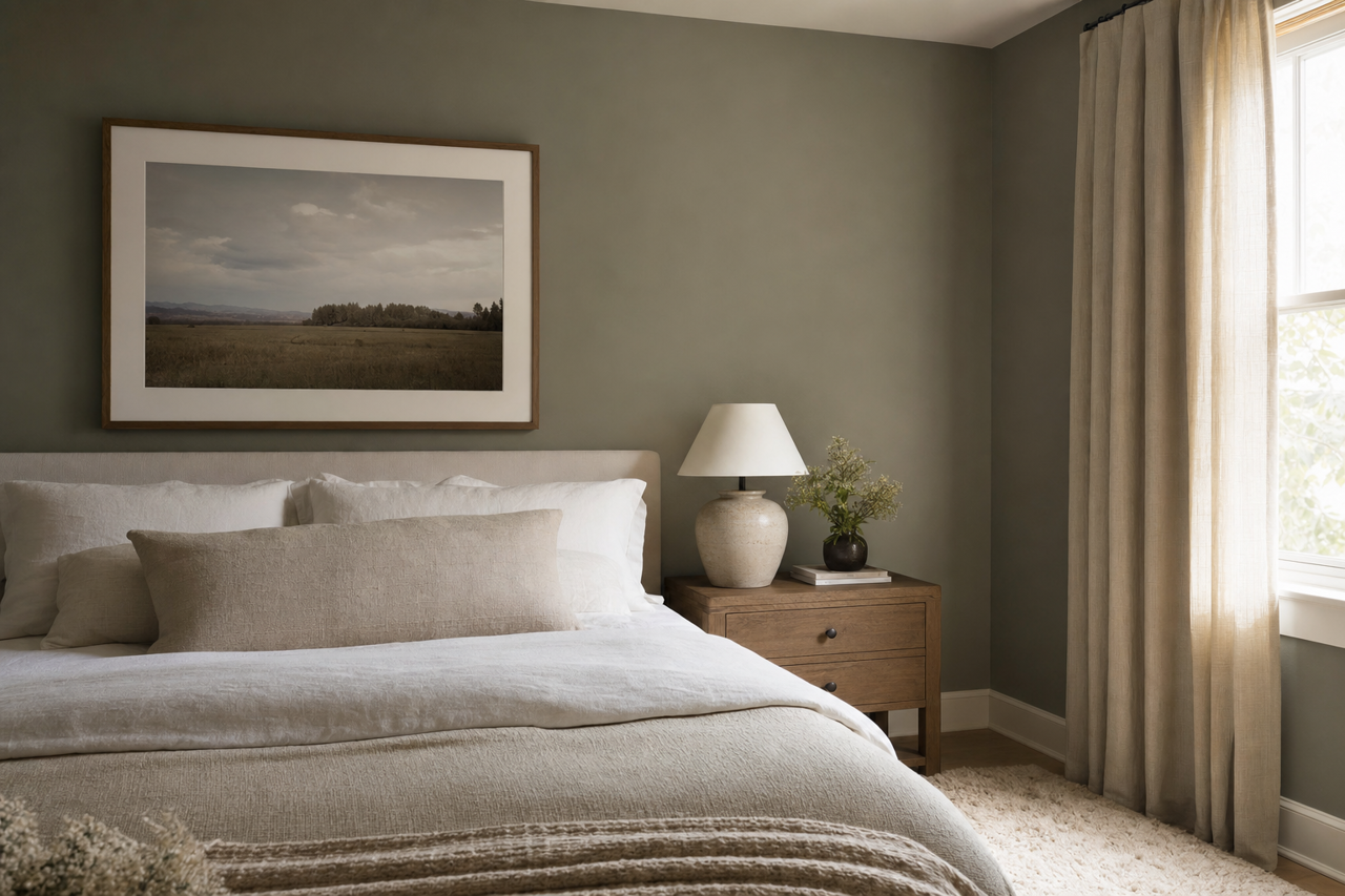 Fields of Green by Valspar on interiors