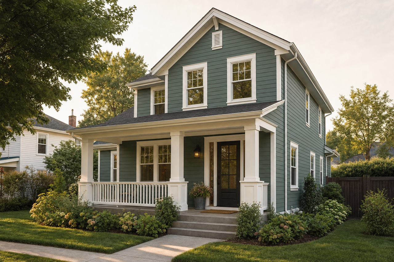 Canadian Fir by Valspar on exterior