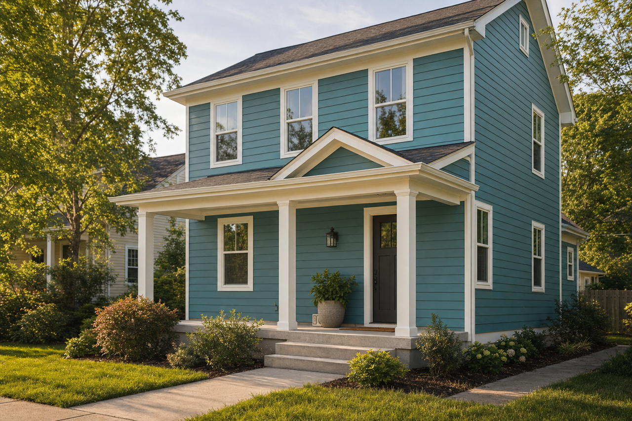 Tropical Oasis by Valspar on exterior